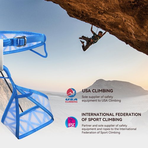 KAILAS Kids Climbing Harness Child Adjustable Harness Lightweight Indoor Climbing Rappelling Women Protect Durable
