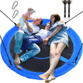Trekassy 60" Large Saucer Tree Swing - Waterproof 900D Oxford Fabric with 2 Hanging Straps