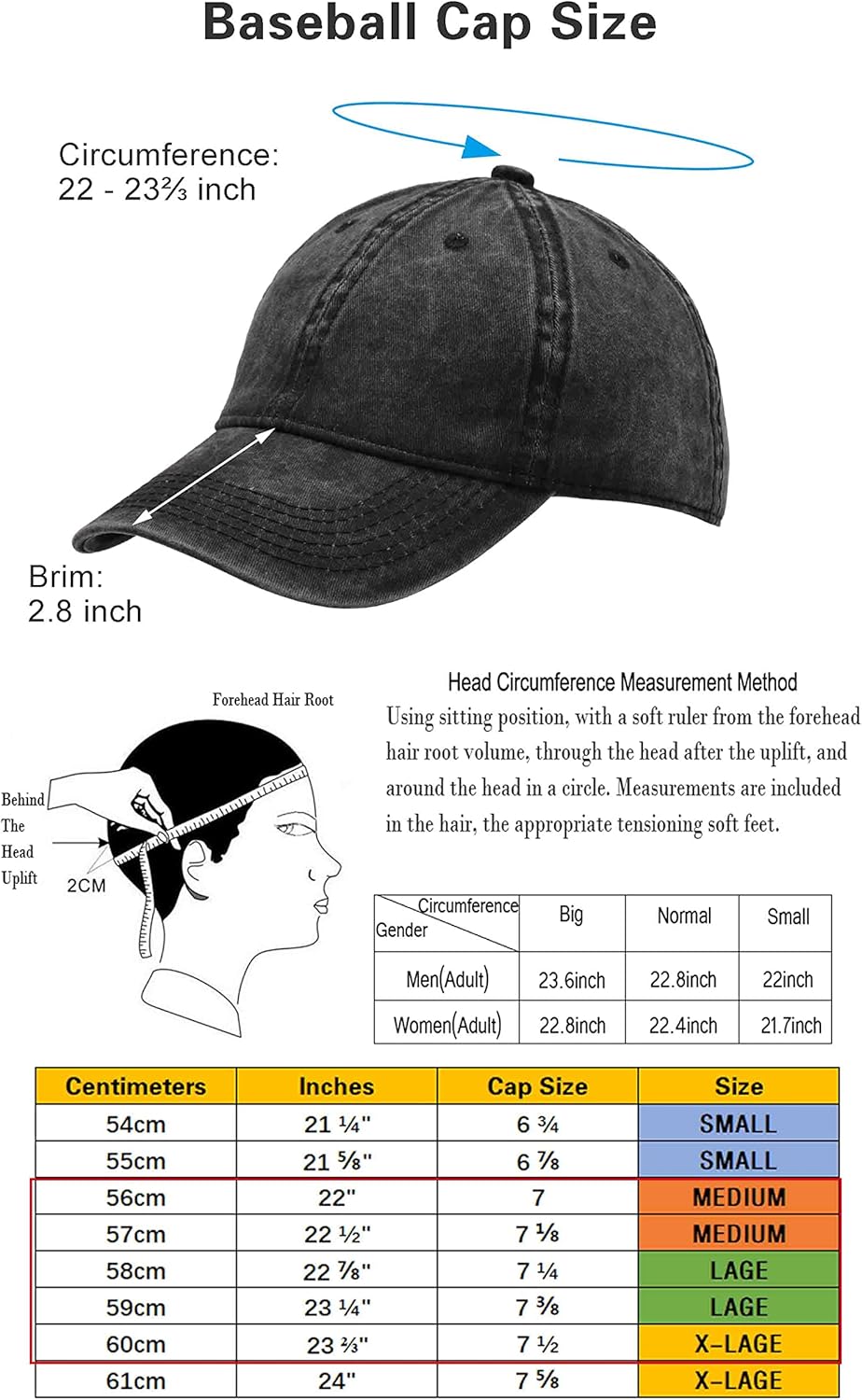 Skiennix Vintage Washed Cotton Baseball Cap - Adjustable Unstructured Low Profile Dad Hat for Men & Women