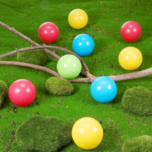 Civaner 12-Pack Multi-Colored Plastic Replacement Balls - Soft, Crush-Proof 1.75-Inch Ocean Balls for Toddlers