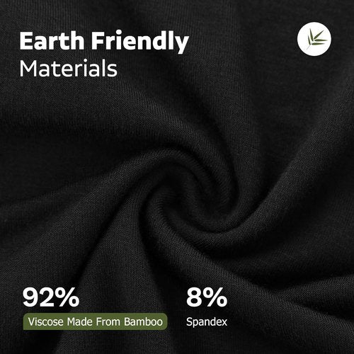 BAMBOO COOL Men's Ultra Breathable Boxer Briefs - No Riding Up Design with Comfort Waistband | Multipack