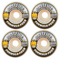 Spitfire Wheels Spitfire Skateboard Wheels 54mm F4 99A Conical Yellow Print