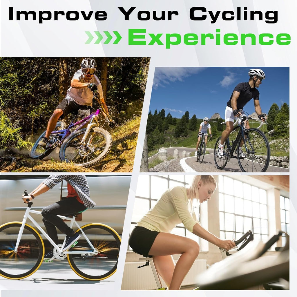 Zacro Bike Seat Cushion - Gel Padded Cover for Ultimate Comfort | Fits Peloton & Indoor/Outdoor Bikes