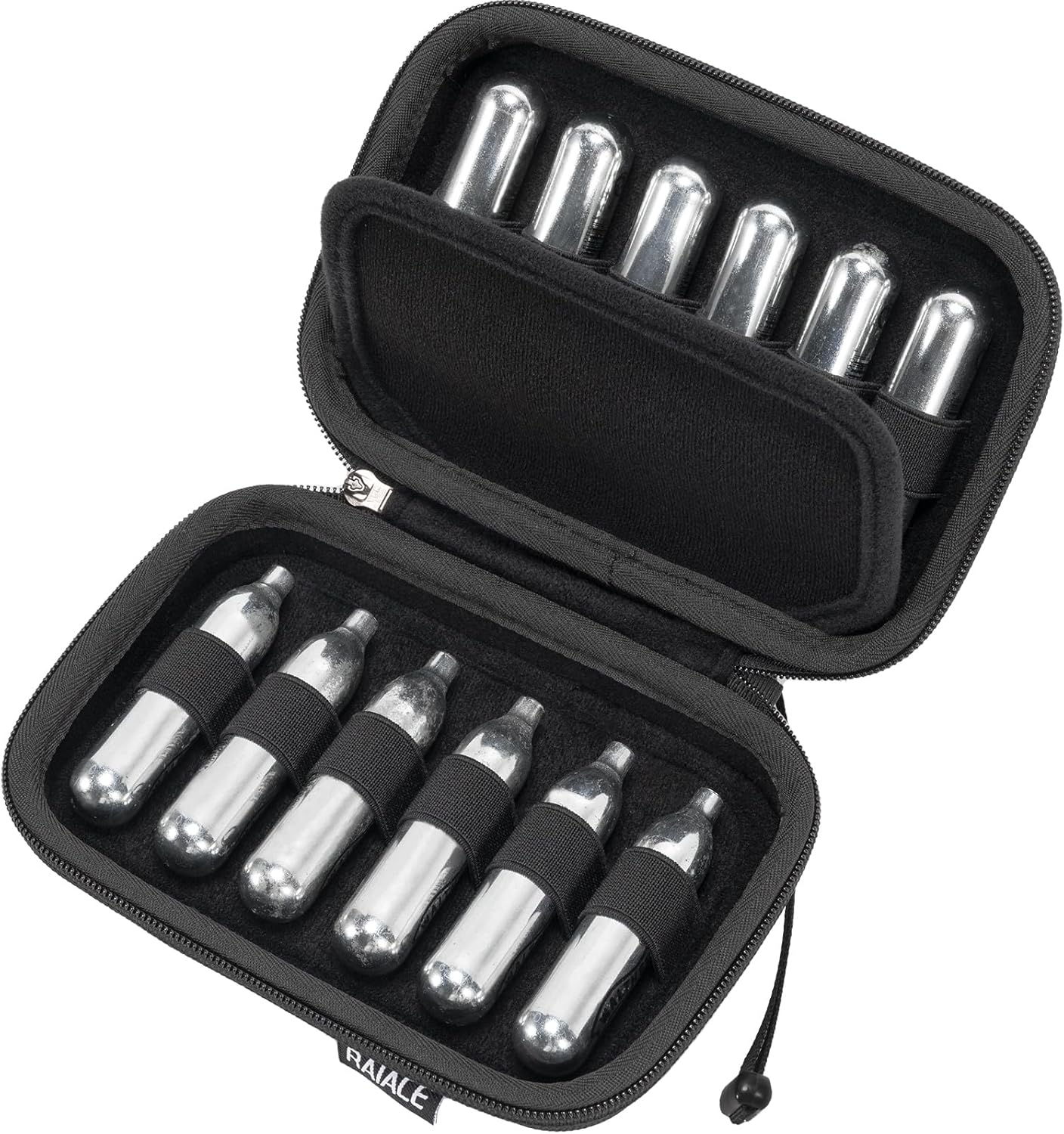 RAIACE CO2 Cartridges Storage Case - Compatible with Crosman & Umarex | Holds 12g & 8g Cartridges