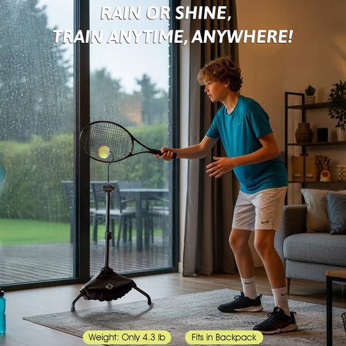 HZ-WONMIO Tennis Training Aid,Tennis Practice Topspin Fast & Master Powerful Groundstrokes,Tennis Training Equipment for Beginners & Intermediate Players