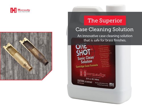 Hornady 043355 Lock-N-Load Sonic Gun Cartridge Cleaner Solution, Quart