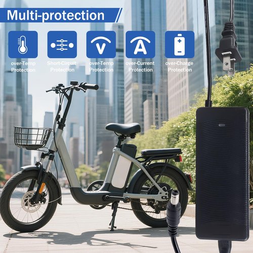 42V 2A Charge with 5 in 1 Plugs for 36V 10S Lithium Battery,Universal Lithium Battery Fast Charger Replacement, Compatible with Razor/Jetson/Voyage, Gotrax & Ninebot