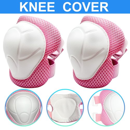 Toddler Kids Knee Pads and Elbow Pads Set,Kids Skate and Ice Skate Guard,Knee Pads Protector for Skateboarding,Elbow and Knee Pads Kid 4-6 Years