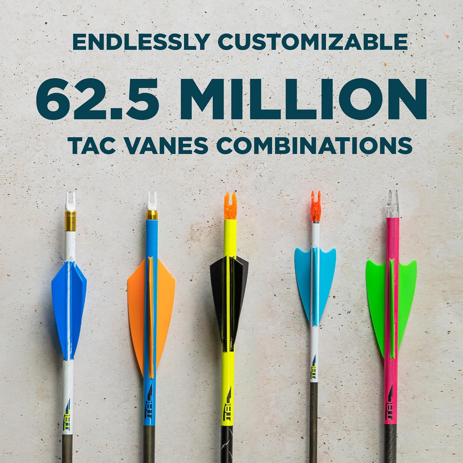 TAC Vanes Hybrid Archery Vanes - Perfect for Bowhunting & Recreational Shooting | Durable Design