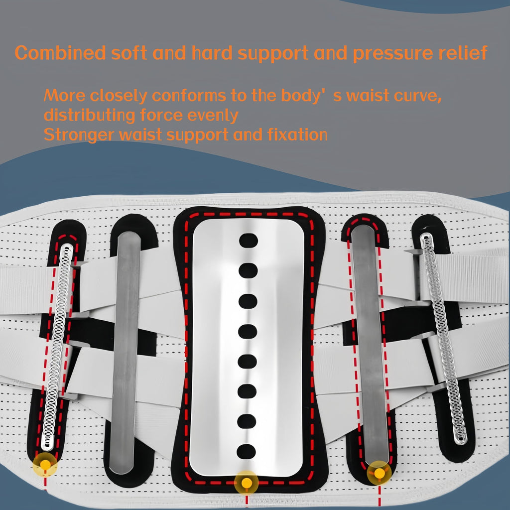 Aylashine Back Brace Lower Back Pain Relief, Lumbar Support Belt with Breathable Pad, Adjustable Back Support Brace for Women & Men - Scoliosis, Sciatica & Herniated Disc Relief XL