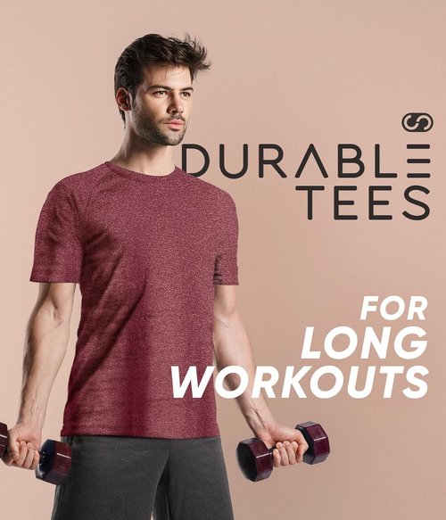 Men's Athletic Workout T-Shirts (Dry Fit, 4-Pack) Moisture Wicking Performance Activewear Gym, Yoga, & Running Tees