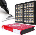 Premium Lorcana Card Binder - 16 Pocket Trading Card Album with Sleeves for 1024 Cards | Classic Red