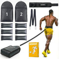 Elite Twin Sand Bag Sled | Waterproof Weight Trainer with 10-60 lb Resistance & Adjustable Strap for Speed, Strength, Endurance