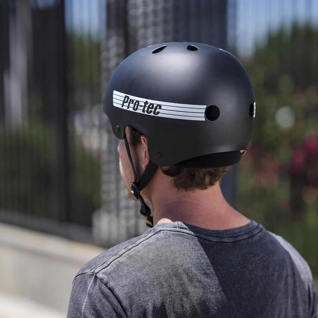 Pro-Tec Old School Low PRO Certified Helmet - Perfect for Skateboarding, BMX, and Roller Skating