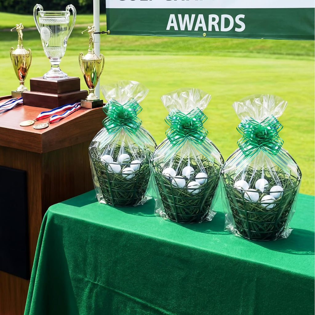 Skiennix Golf Gift Basket Set - 22 Pcs for Men Golfers | Metal Ball Baskets & Gift Bags