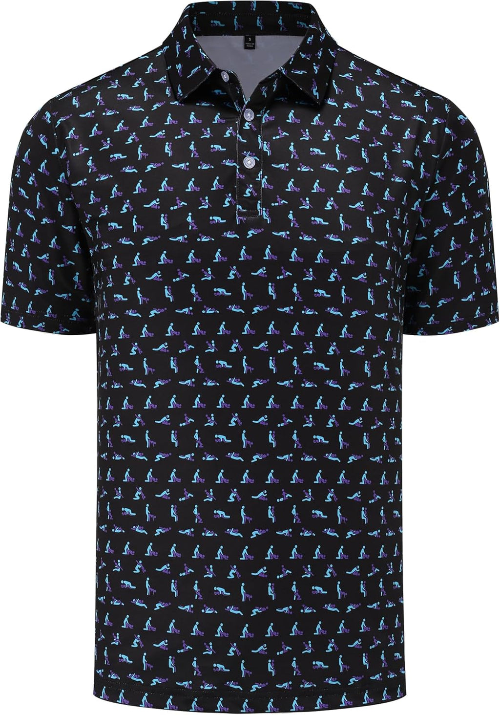 Skiennix Men's Golf Polo Shirt - Short Sleeve Dry Fit Performance | Moisture-Wicking Casual Style