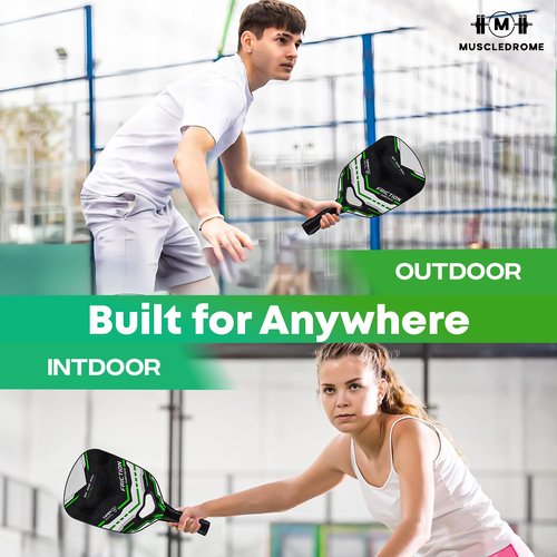 Carbon Fiber Pickleball Paddle, Professional Pickleball Racket, Lightweight Design for Enhanced Control, Reduced Vibration & Powerful Spin Shots