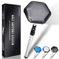 CHAMPKEY Professional Golf Travel Bag Support Rod - Sturdy Aluminum Alloy Golf Support System - Rubber Top Cover Golf Support Stick (Gray)