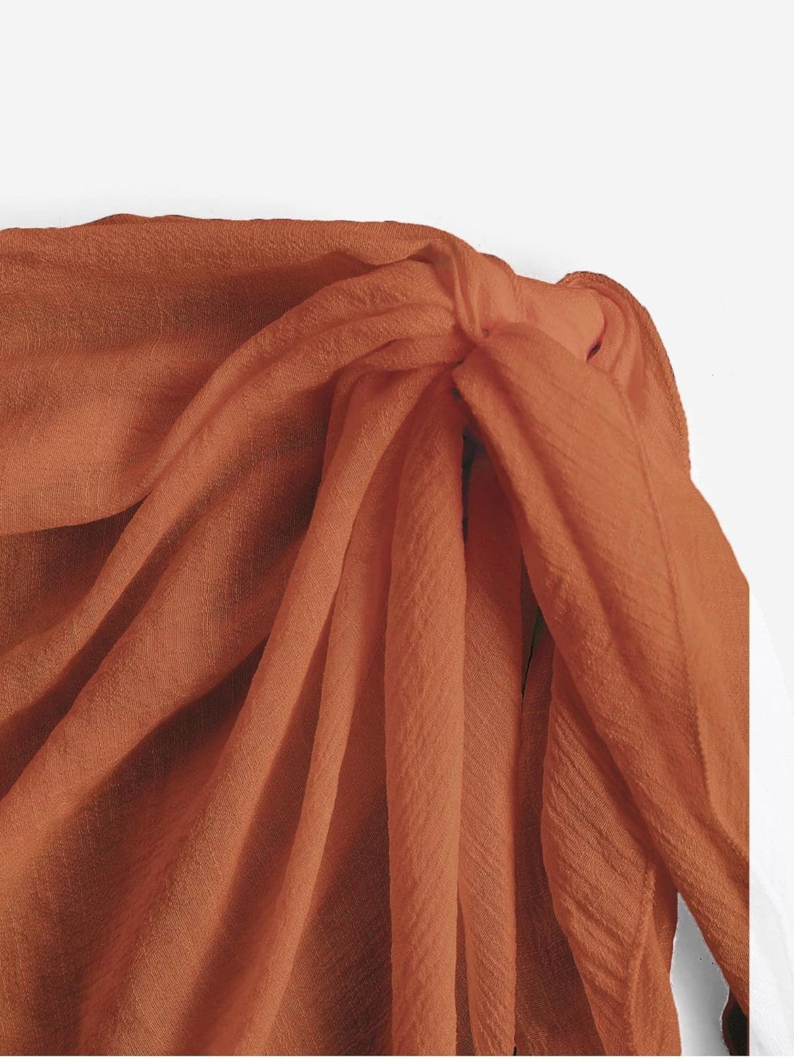 ZAFUL Women's Sheer Sarong Coverup - Lightweight Chiffon Beach Wrap for Swimwear