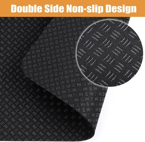 Exercise Equipment Mats, 2025 Upgraded Double-Sided Non-Slip Workout Mat for Under Desk Ellipticals, Ellipse Leg Exerciser Machine Mat, Treamill Pad for Protect Hardwood Floor Carpet ﻿