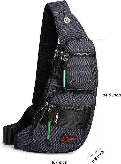 NICGID Sling Bag - Versatile Crossbody Backpack for Men & Women | Casual Daypack in Stylish Design