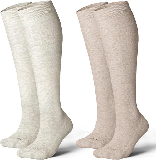 LEVSOX Compression Socks - 20-30mmHg Knee High Support for Women & Men | Cute Design for Nurses & Travel