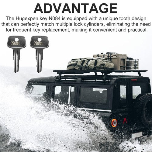 Hugexpen N084 Key Replacement for Thule Rack Core, Key Cylinder for Bike Rack Lock, Roof Cargo Lock, Roof Rack Locks, Cross Bars, Towers, Ski Rack Etc