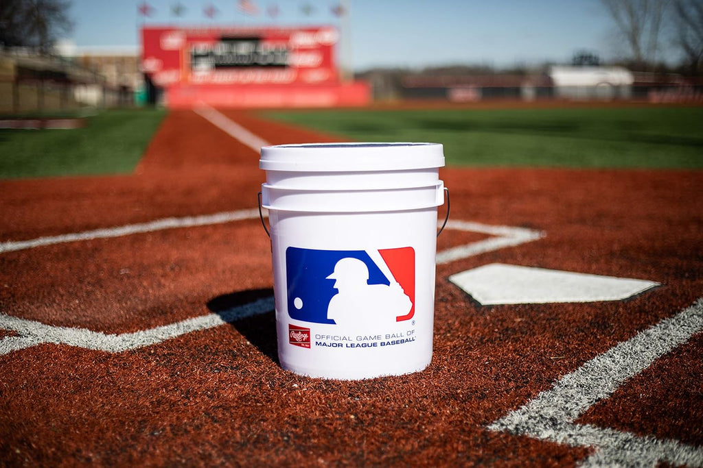 Rawlings Official League Youth Baseballs - Competition Grade, 30-Ball Bucket | ROLB1X