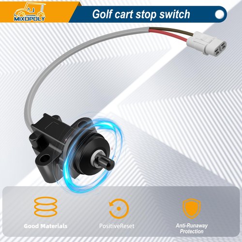 MIXOPOLY Stop Switch for Yamaha G14 G16 G19 G20 G21 G22 G29 Drive Gas and Electric Golf Cart, Replace OEM JF7-82817-20, JF7-82817-20-00