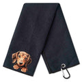 CybGene Dachshund Golf Towel, 16'x24' Microfiber, Dachshund Dog Mom Gift for Women, Retirement, Birthday, Christmas