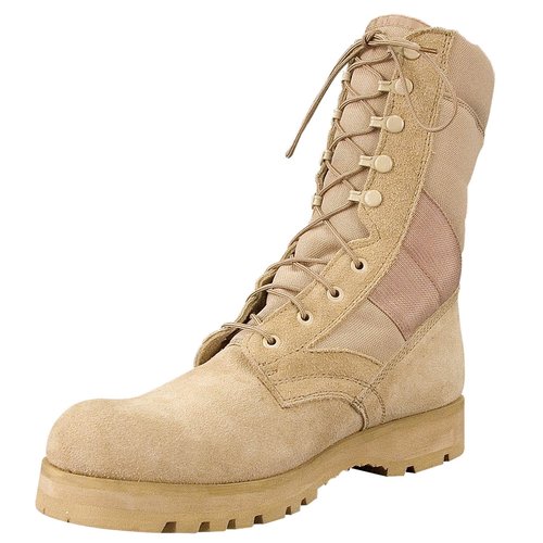 Rothco Sierra Sole Tactical Boots – 8 Inch – Sturdy and Reliable Footwear for Any Adventure – Desert Tan – Regular – 10