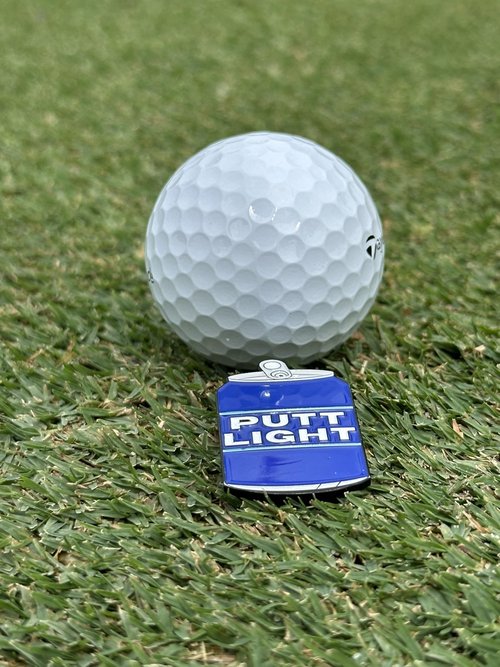 wolph putt Light Golf Ball Marker Hat Clip – Magnetic & Durable Golf Accessories for Men Women – Funny Golf Gifts to Elevate & Personalize Your Game.