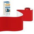 KING MOUNTAIN Self-Adhesive Nylon Fabric Repair Tape - Waterproof Quick Repair Patch for Outdoor Gear | 4x63 Inches (Red)