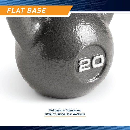 Marcy Hammertone Kettlebells - Versatile Workout Weights from 10 to 55 lbs for Strength Training