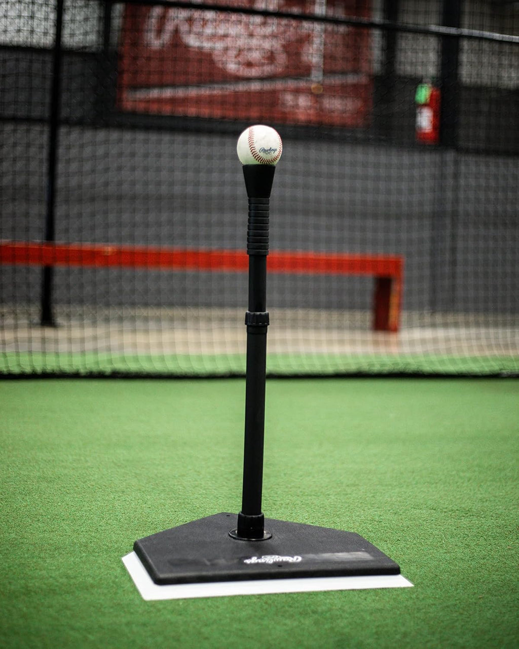 Rawlings Youth Molded Batting Tee - All-Purpose Design in Classic Black
