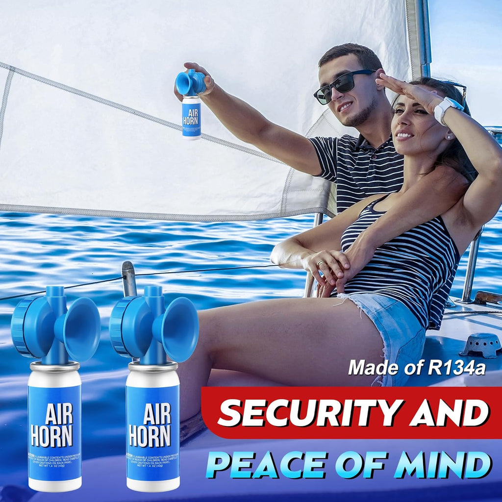 Saillong Marine Boat Air Horn - Loud 1.4oz Safety Horn for Emergency Use | Compact Design for Boating & Outdoor Events