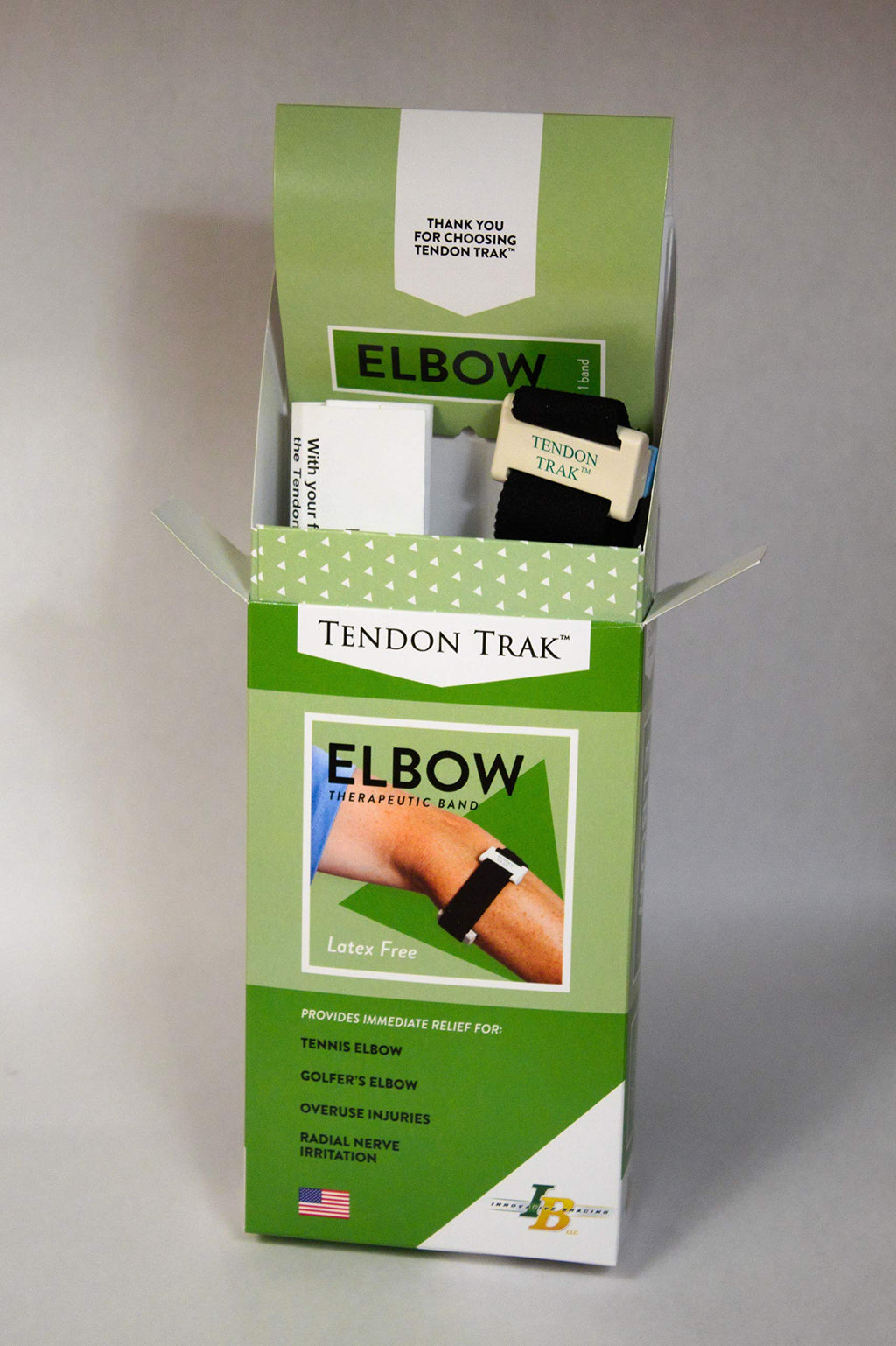 Tendon Trak Elbow - Provides IMMEDIATE Pain Relief for Tennis Elbow, Golfer’s Elbow, and Radial Nerve Irritation Using Patented Support to The Irritated Tissue.
