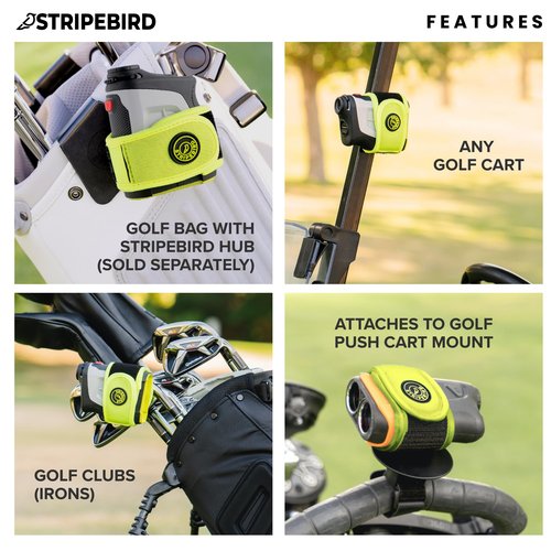 Stripebird - 2.0 Slim Magnetic Golf Rangefinder Strap (Volt - Form Fitting & No Buckle Strap)