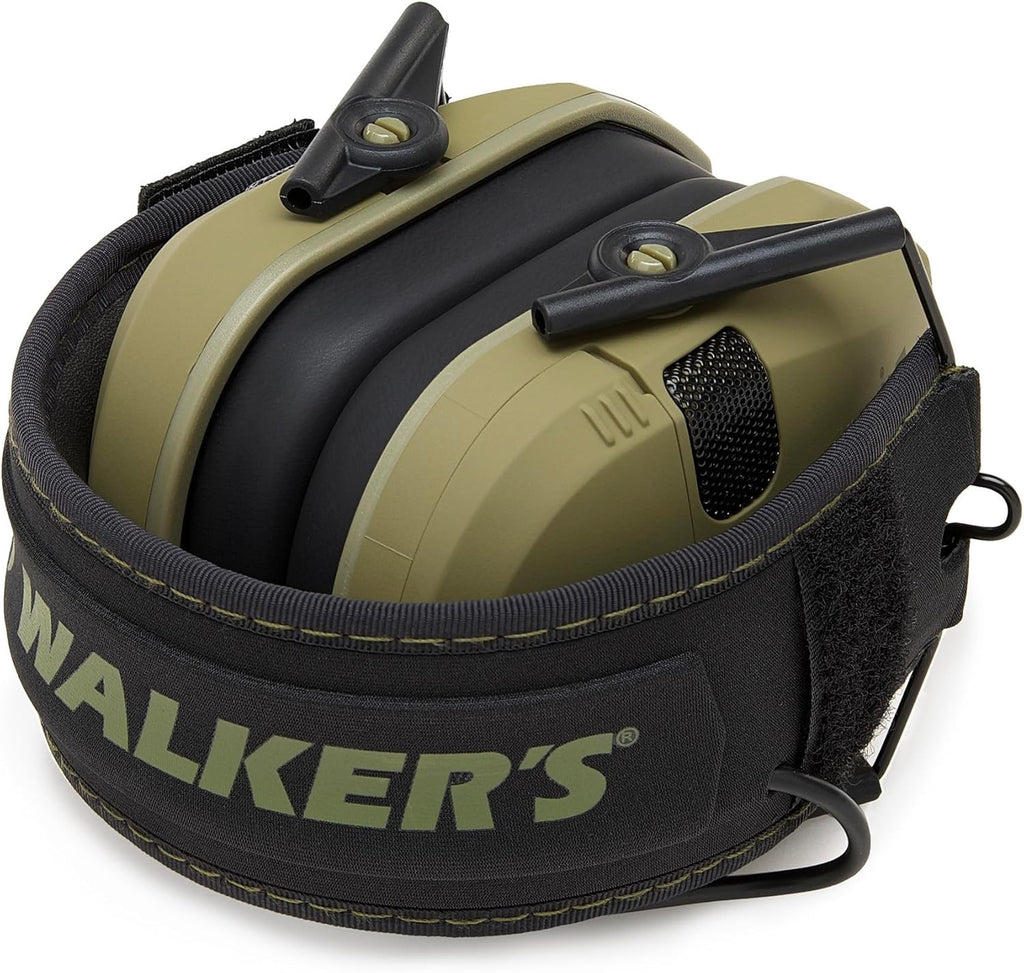 Walker’s Razor Slim Electronic Muff - Noise-Canceling Ear Protection | Lightweight & Comfortable Design