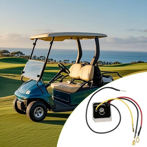 GENOUR Golf Cart Voltage Regulator Rectifier for Club Car DS Carryall 1992-Up Gas, Replaces OEM 1015777 102711201, Stops Stalling & Battery Drain