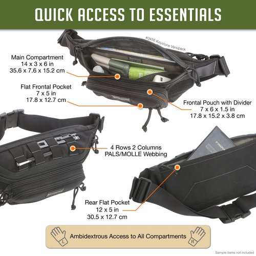 Maxexpedition - Keystone Versipack (Black) (0456B)