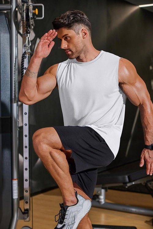 COOFANDY Men's Workout Tank Tops - 3 Pack Muscle Tees for Bodybuilding | Sleeveless Fitness Shirts