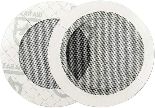 Gear AID Tenacious Tape Mesh Patches - Durable Repair for Tents, Bug Screens & More | 3" Rounds