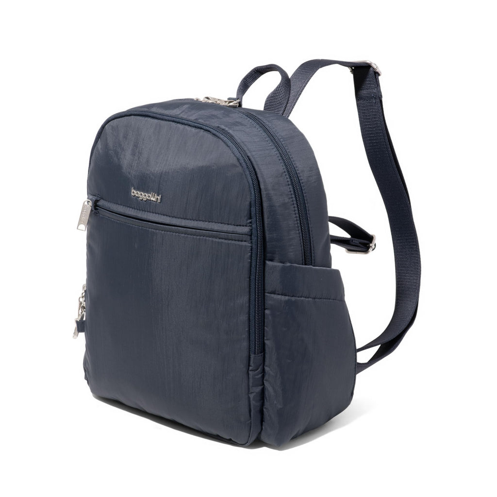 Securtex Anti-Theft Getaway Backpack - 9.4"x13"x5" Travel Safe Bag w/Locking Zippers, Slash-Resistant, RFID