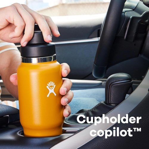 Hydro Flask 32 Oz Wide Mouth Travel Bottle - Flex Chug Cap in White for Easy Hydration