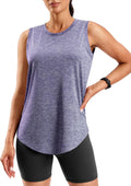 SANTINY Women's Lightweight Sleeveless Workout Tank Top - Athletic Yoga & Tennis Shirt, Loose Fit