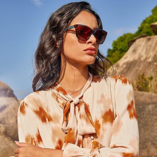 CARFIA Polarized Sunglasses for Women - UV Protection | Italian Design Retro Style