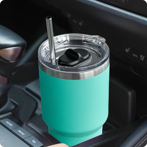 30 oz Stronghold Lid For YETI Rambler Travel Mug (with StrongHold Lid), Tumbler Screw Top Lids Replacement Twist lids Leak-Proof(Only Fit YETI 30 oz Travel Mug Which Has The stronghold lid)