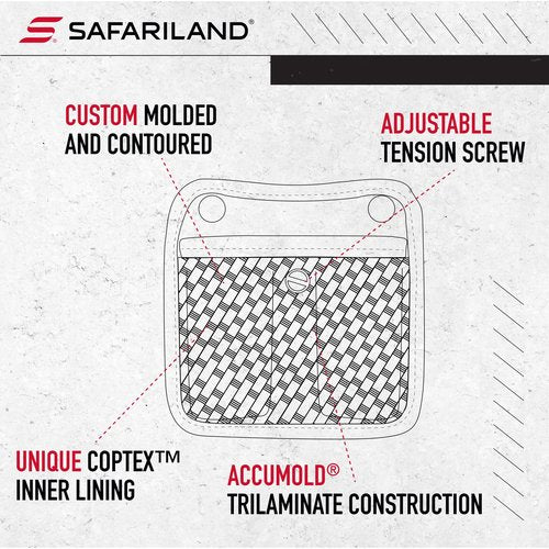 Bianchi, 7922 AccuMold Elite Triple Threat II Magazine Pouch, Basket Black, Size 2