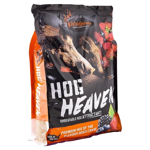 WILDGAME Innovations Hog Heaven 5lb Hunting Attractant | Long-Lasting Powerful Effective Ready-to-Use Nutritious Berry-Flavored Granular Hog Feed